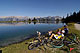 Rest while mountain biking - Picture credits: Olympic region Seefeld